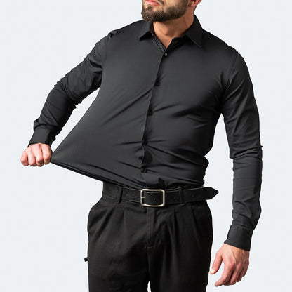 FlexStyle | Camicia Uomo Elasticizzata e Senza Pieghe. Precisione senza Compromessi.